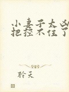 小妻子太凶陆爷把控不住了小说免费阅读全文