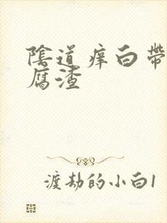 阴道痒白带是豆腐渣