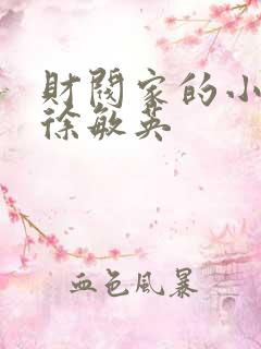 财阀家的小儿子徐敏英