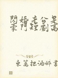 闪婚老公是超级豪门短剧高清免费