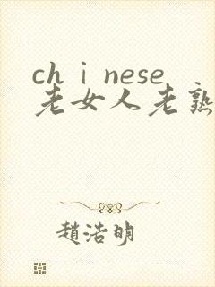 chⅰnese老女人老熟女hd