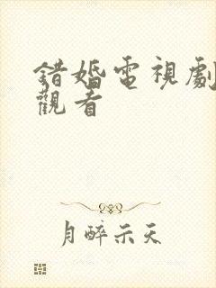 错婚电视剧免费观看