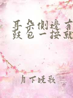 耳朵侧边有个小鼓包一按就疼