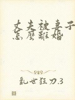 丈夫被妻子家暴怎么离婚