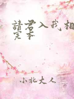 请君入我相思局完本