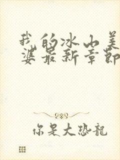 我的冰山美女老婆最新章节 小说