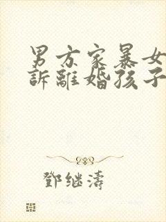 男方家暴女方起诉离婚孩子归谁