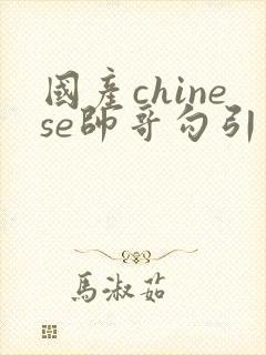 国产chinese帅哥勾引男同性恋guy性视频