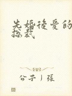 先婚后爱的霸道总裁