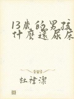 13岁的男孩为什么还尿床