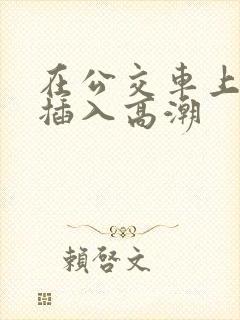 在公交车上被人插入高潮