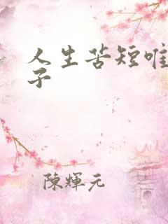 人生苦短唯美句子