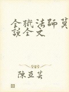 全职法师莫凡小说全文