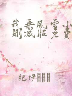 我乘风雪小说无删减版免费阅读