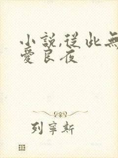 小说,从此无心爱良夜