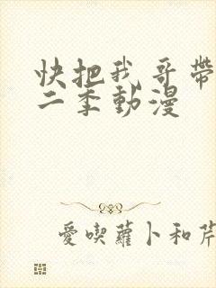 快把我哥带走第二季动漫
