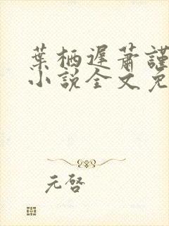 叶栖迟萧谨行的小说全文免费阅读