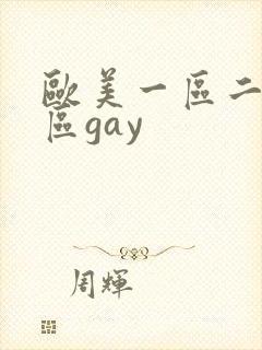 欧美一区二区三区gay