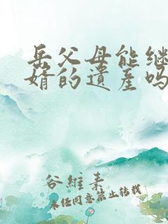 岳父母能继承女婿的遗产吗