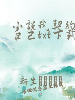 小说我契约了我自己txt下载