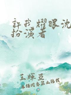 许我耀眼沈皓辰扮演者