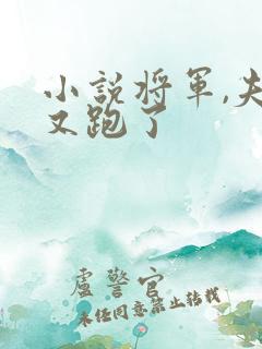 小说将军,夫人又跑了