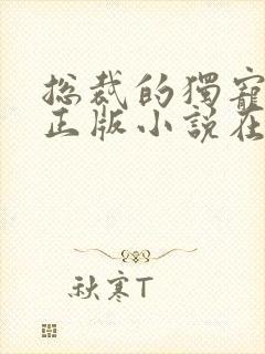 总裁的独宠甜妻正版小说在哪看