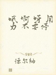 哦 啊 呀 用力 不要停