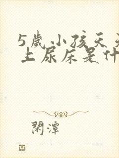 5岁小孩天天晚上尿床是什么原因