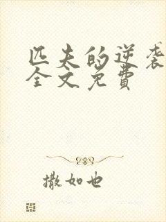 匹夫的逆袭小说全文免费