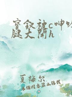 宝钗被c呻吟双腿大开h