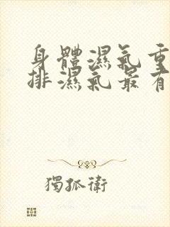 身体湿气重怎么排湿气最有效