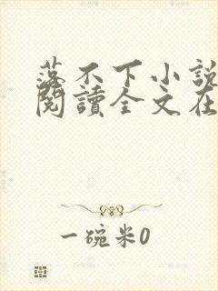 落不下小说免费阅读全文在线阅读