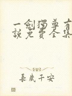 一剑独尊有声小说免费全集