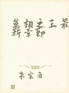 万相之王最快更新章节