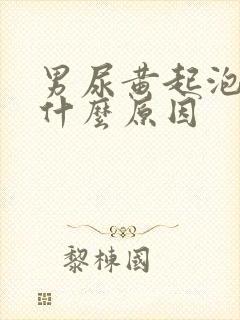 男尿黄起泡沫是什么原因