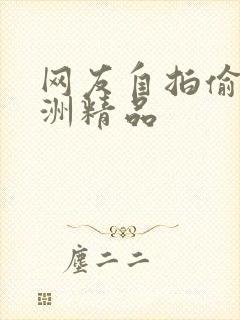 网友自拍偷拍亚洲精品