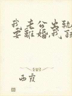 我老公出轨了,要离婚,我该怎么办