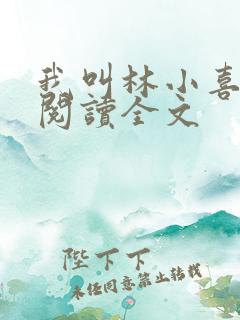我叫林小喜全文阅读全文