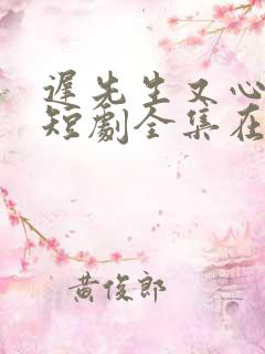 迟先生又心动了短剧全集在线观看