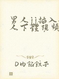 男人jj插入女人下体视频