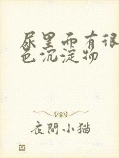 尿里面有很多白色沉淀物