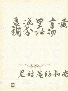 鼻涕里有黄色粘稠分泌物