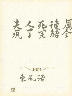 夫人死后厉总他疯了完结全本