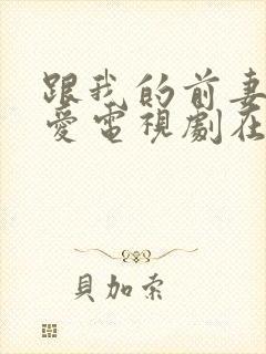 跟我的前妻谈恋爱电视剧在线观看