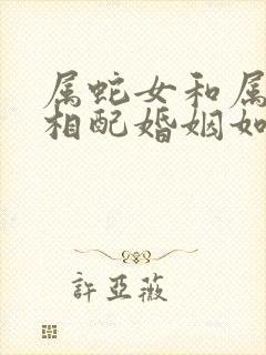 属蛇女和属龙男相配婚姻如何