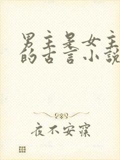 男主是女主夫子的古言小说