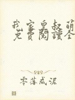 我家皇叔萌萌哒免费阅读全文