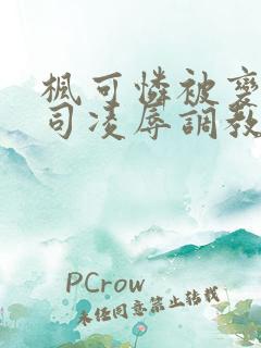 枫可怜被变态上司凌辱调教