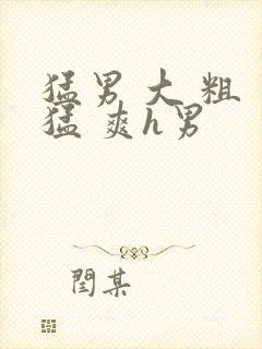 猛男 大 粗 猛 爽h男